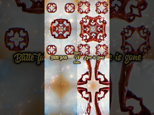 Batte Forte Vs Love Is Gone - Inner/Outer Kaleidoscope- Fingerdance/Handdance/Tutting | #shorts