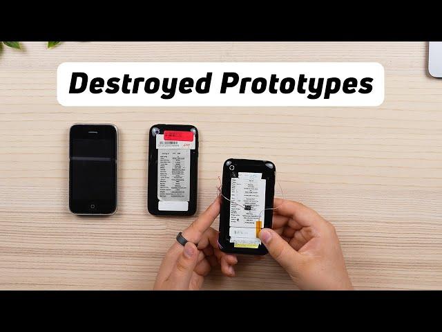 Destroyed Rare 3G Prototypes