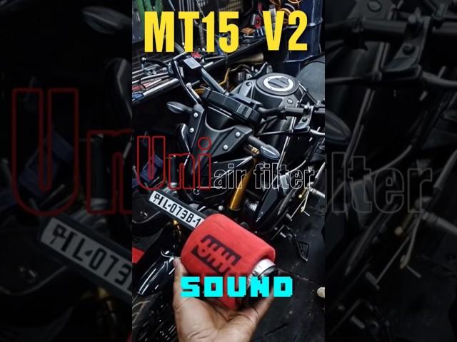 MT15 V2  Uni air filter sound 