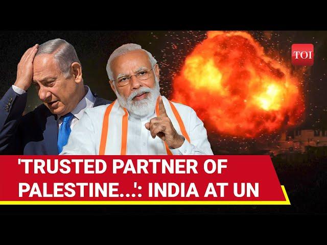 'Open To Gaza's Request For...': India's Bold Pro-Palestine Statement At UN As Israel Watches