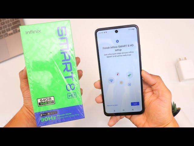 Infinix Smart 8 HD First Boot | How To Setup Infinix Smart 8 HD In Hindi | Thetechtv