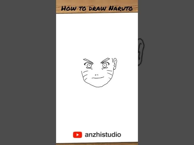 How to draw Naruto