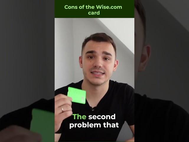 2 Main Cons of Wise.com Card