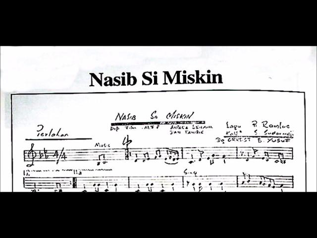 P  Ramlee -  Nasib Si Miskin (P  Ramlee-S  Sudarmaji) - 1957