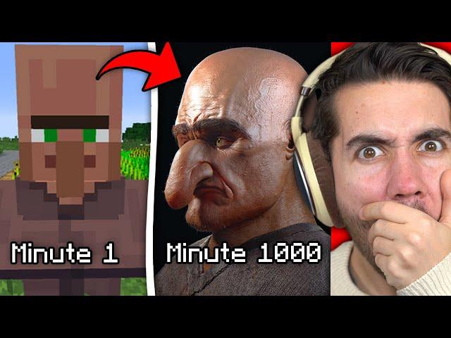 Minecraft, But It Gets More Realistic Every Minute