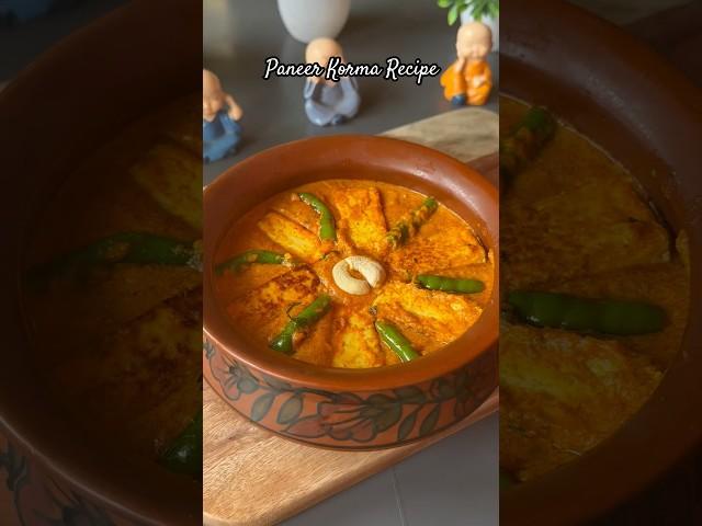 Recipe of Paneer Korma #shorts #viral #paneerrecipe #paneer