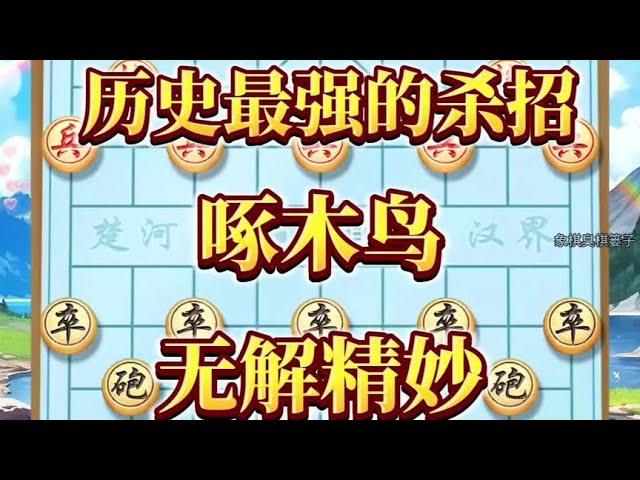 中国象棋： 历史最强的杀招，啄木鸟无解精妙，#下棋的手法和技巧