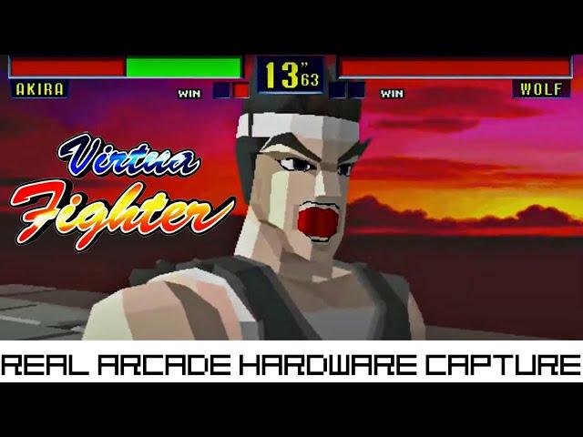 Virtua Fighter (Arcade, 1993) Real Arcade Hardware Capture