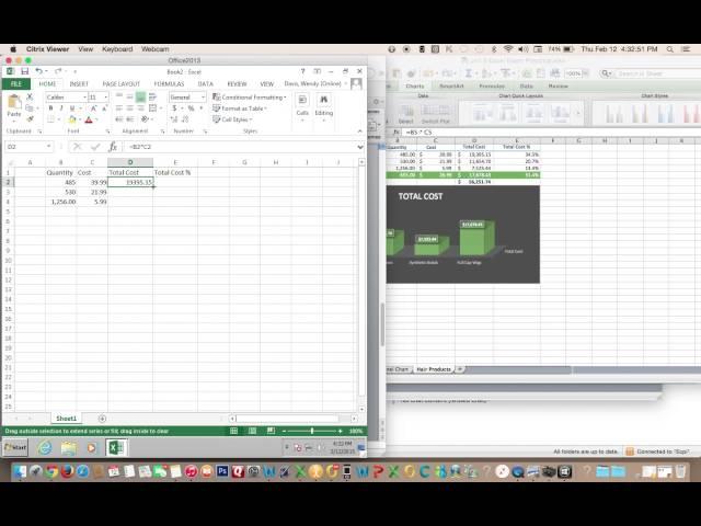 How to Use the Fill Handle to Copy Formulas Using Excel 2013