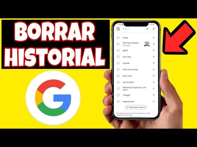 CÓMO BORRAR EL HISTORIAL DE GOOGLE️2024️ Borrar Historial DE Google Chrome