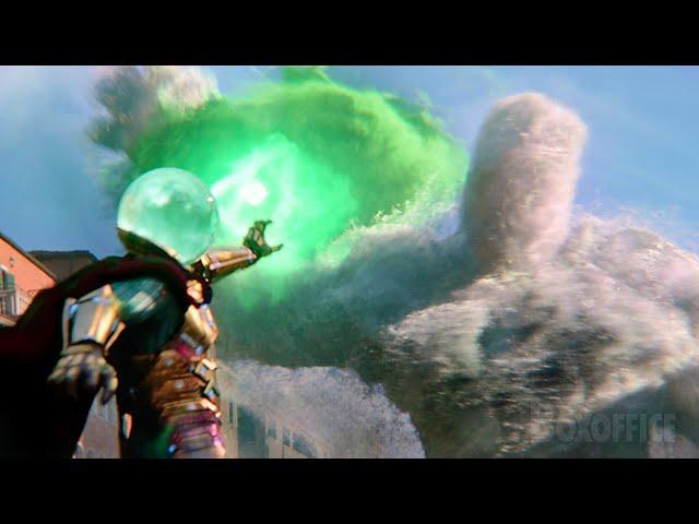 Mysterio VS Water Monster | Full Fight | Spider-Man: Far From Home | CLIP  4K