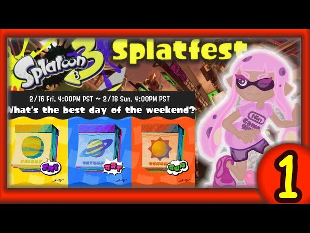 Splatoon 3 Splatfest  Day # 1 (Friday, Saturday, or Sunday )