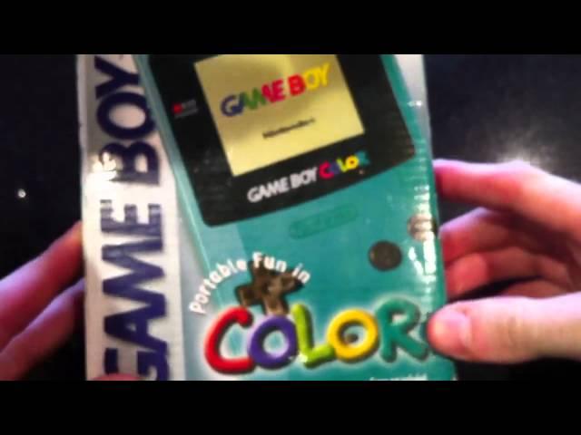 Gameboy color unboxing