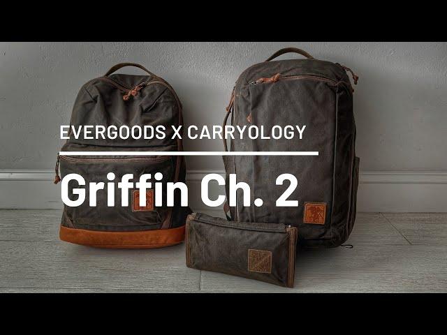 Evergoods x Carryology Griffin Ch. 2 First Look! Civic Book Bag (CBB22), CTB26, CAP1