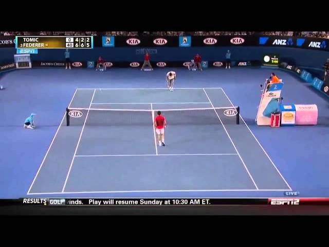 Roger Federer - The God plays unreal fake shots 3