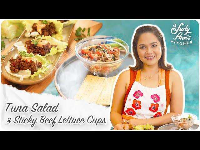 Tuna Salad and Sticky Beef Lettuce Cups | Judy Ann's Kitchen