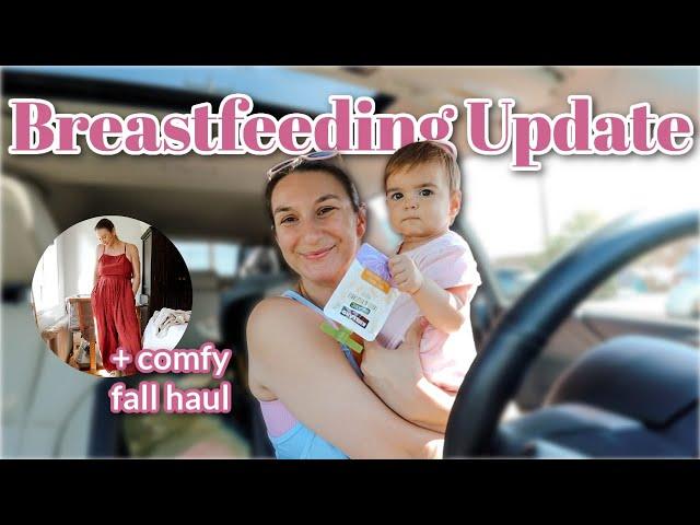 NEW MOM VLOG | Comfy Fall Clothing Haul, Decluttering Baby Items, Nursery & Breastfeeding Updates