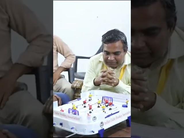 Table Hockey Game - Rajiv Kumar, Director A.P International School, Bathinda