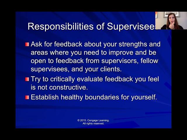 COUN 5303: Ch. 9 Ethical Issues in Supervision