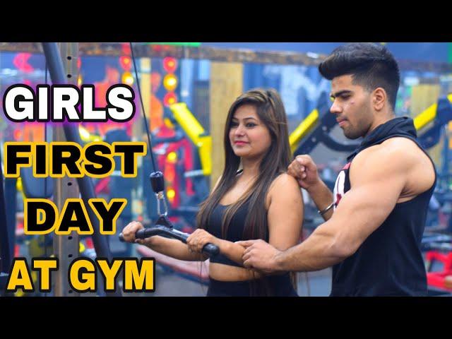 GIRLS FIRST DAY AT GYM| COMPLETE GUIDANCE FOR GIRLS/ WOMEN || MIX WORKOUT AT GYM