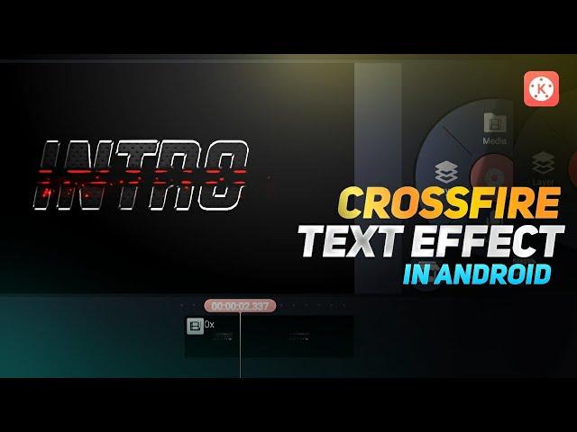 Intro Like Athena Gaming 2.0 on Kinemaster | Tutorial | Advance Crossfire Text Effect 