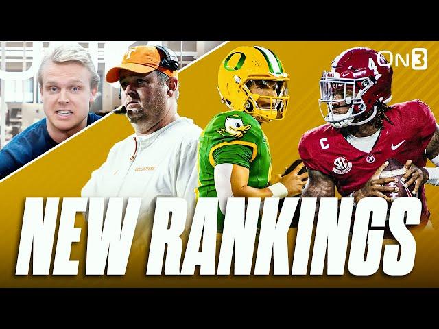 NEW College Football Playoff Rankings | Oregon Still #1? | Tennessee RISING | Where's Alabama, UGA?