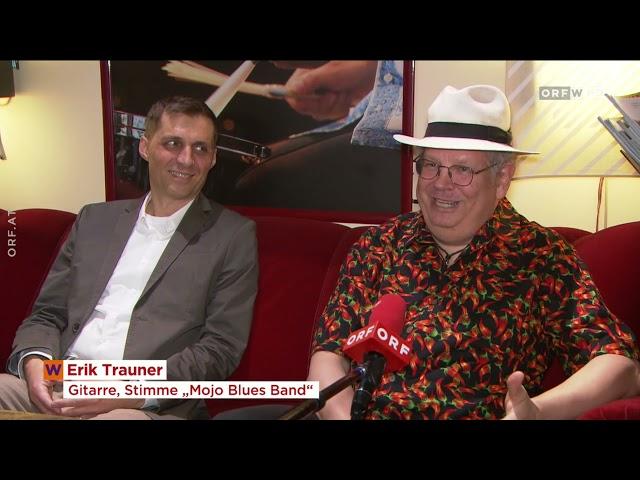 MOJO BLUES BAND - Erik Trauner - Interview ORF / Wien heute vom 05.04.2021