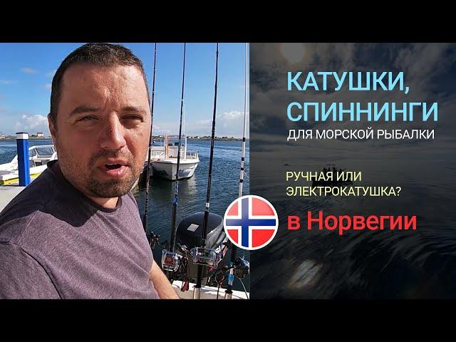 Спиннинги и катушки для морской рыбалки в Норвегии. Ручная или электрическая катушка?