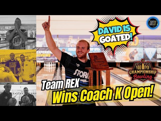 David Wins a Championship Bowling Title! | Coach K Open Qualifying 4K