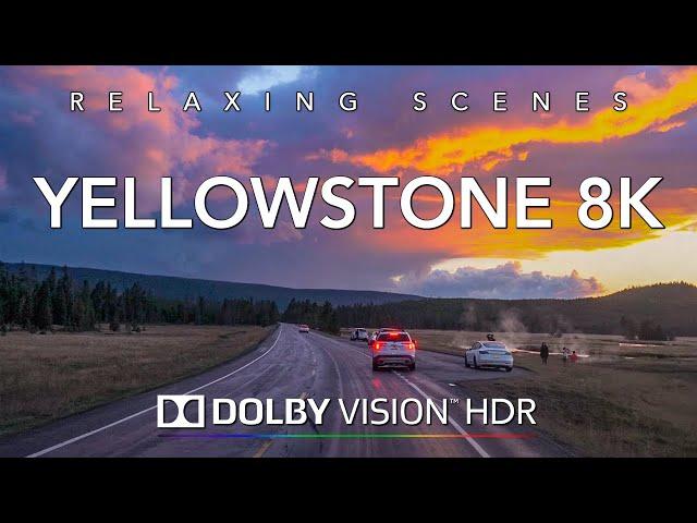 Driving Yellowstone in 8K HDR Dolby Vision - Bozeman Montana to Yellowstone National Park