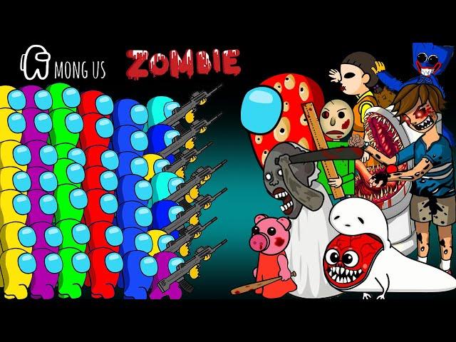 TOP Among Us vs ZOMBIES | Funny Among Us Animation