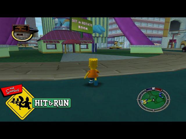 The Simpsons: Hit & Run - Part 2 - Bart (All Missions) (PS2)