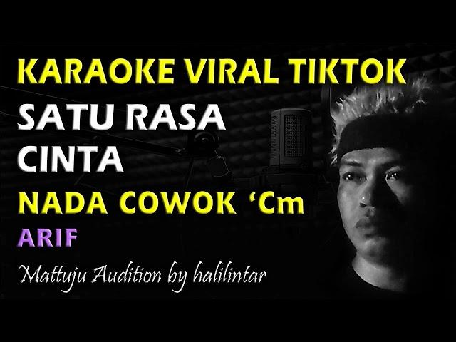 Satu Rasa Cinta Karaoke Nada Cowok