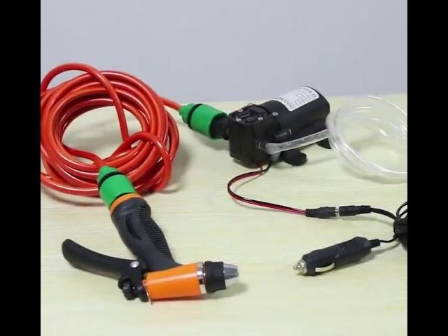 Car Wash 12V Car Washer Gun Pump High Pressure Cleaner Car Care Portable Washing