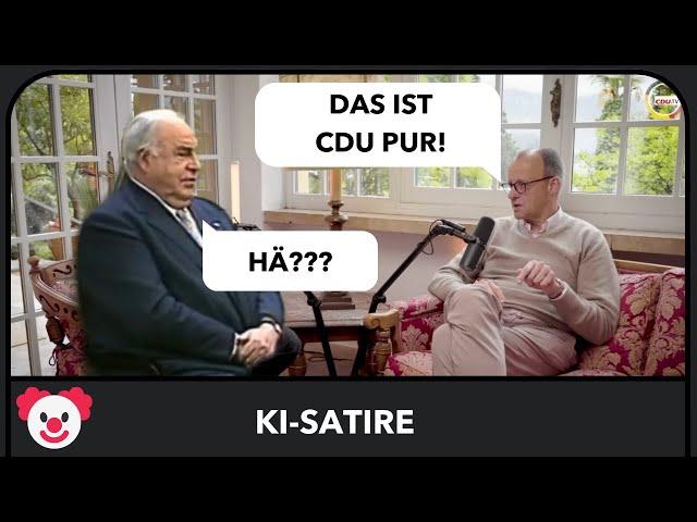 Kohl VERWIRRT von der neuen Merz-CDU | KI Parodie 6