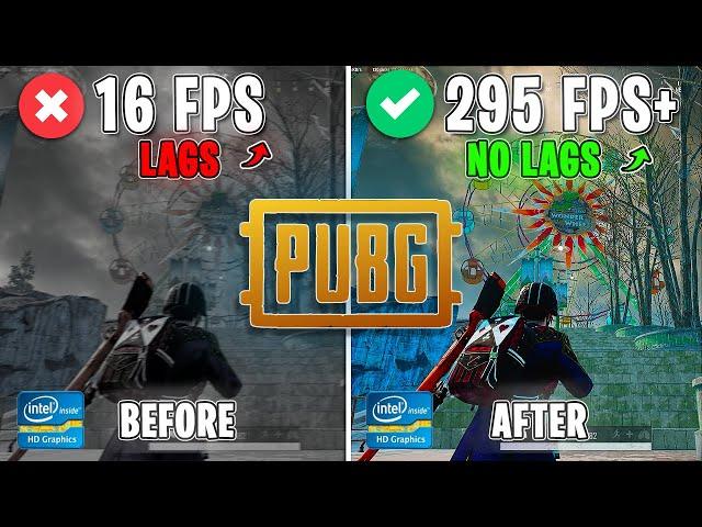 PUBG - BEST SETTINGS for MAX FPS & 0 Latency in 2024!