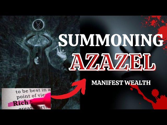 summoning Azazel for manifesting our desires ! #azazel #manifestation