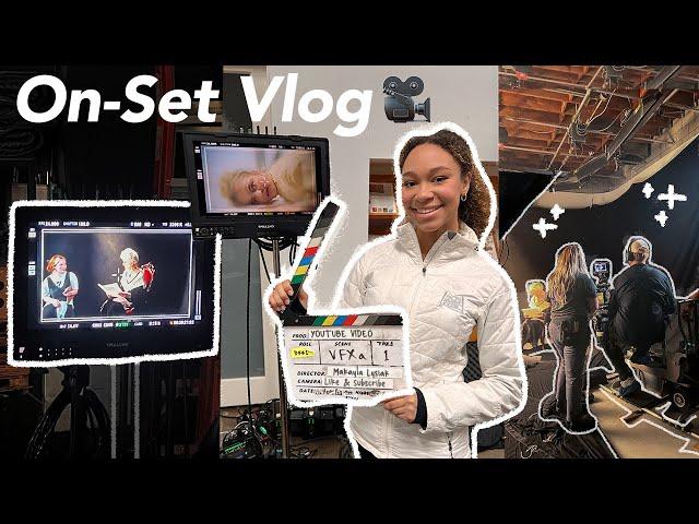 ON SET VLOG!  behind the scenes of filming a short + crew positions