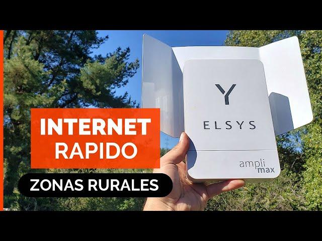 INTERNET / WIFI en ZONAS RURALES! ️ (Antena 4G LTE)  ELSYS AMPLIMAX mejor que Huawei b2368