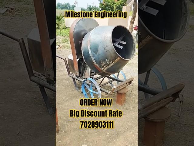 Half Bag Concrete Mixer #trending #concretemixing #foryou #shorts #youtubeshorts