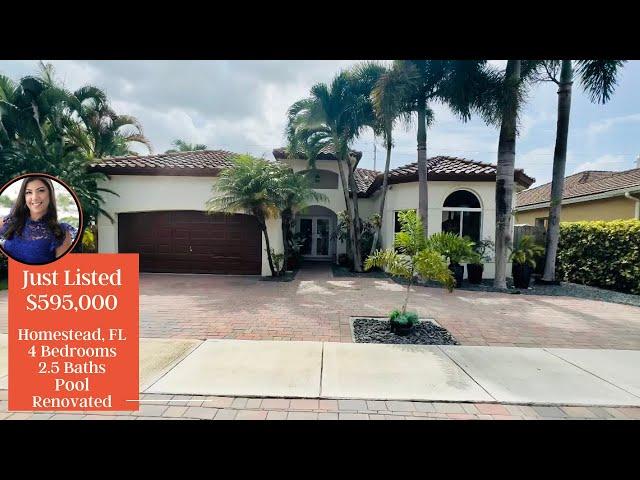 ¡Descubre la Casa Perfecta para Ti! Propiedad en Homestead, FL para venta ¡Un Paraíso de Lujo!