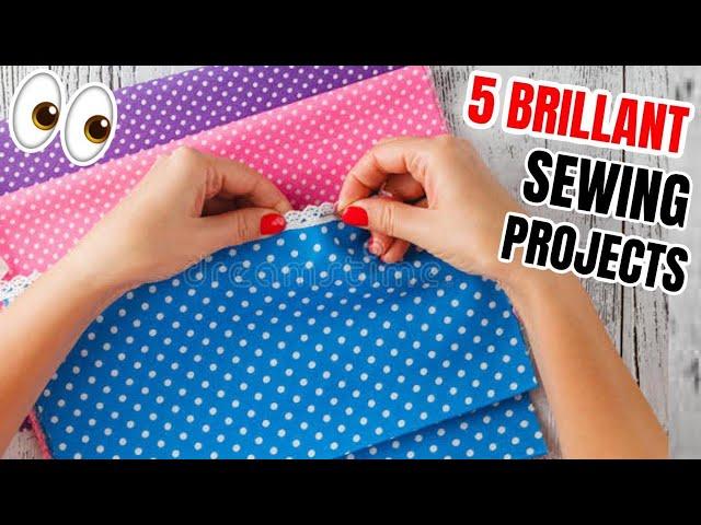 5 Sewing Projects To Make In Under 10 Minutes |sewing projects ️