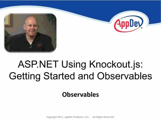 ASP.NET Using Knockout.js: Getting Started and Observables