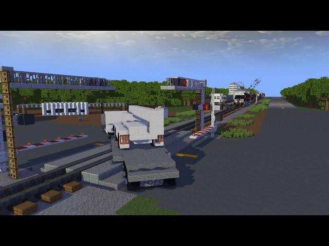 Mer Rouge Train Derailment in Minecraft Animation