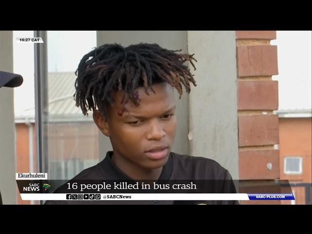 Bus Crash | SABC speaks to one of the survivors at Tembisa Hospital