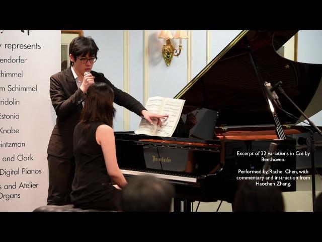 Haochen Zhang Master Class at Robert Lowrey Piano Experts