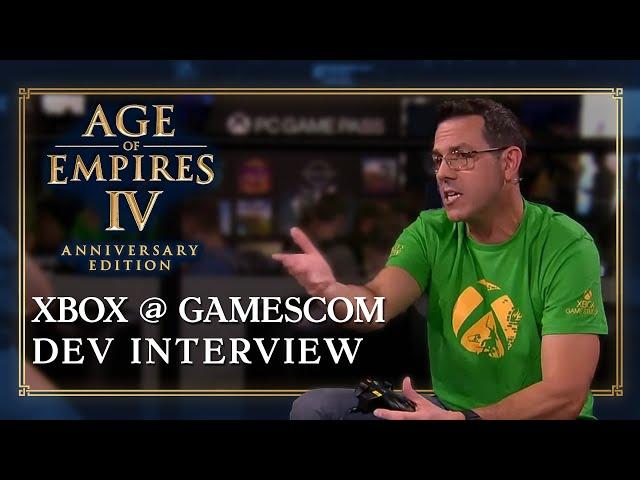 Age of Empires IV on Xbox @ Gamescom 2023 Dev Interview