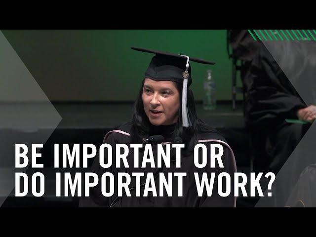 Nicole Poolman on being important or doing important work