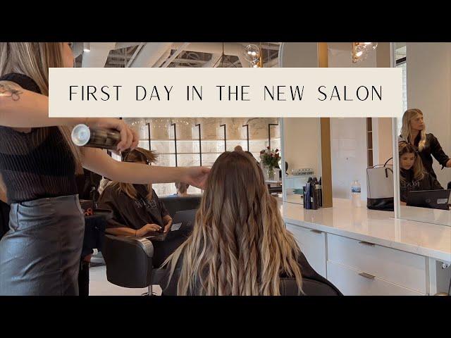 FIRST DAY IN A NEW SALON