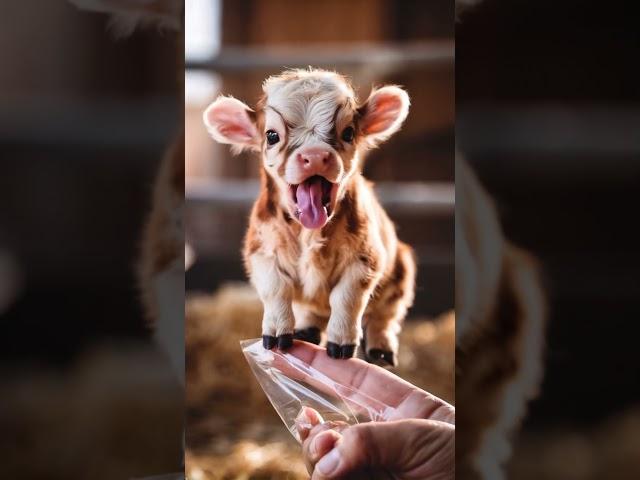 Cute animals cute voices #aianimals #animals #baby #babiescute #dog #cat #cow #ai